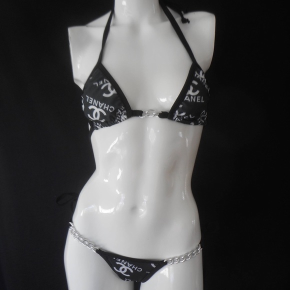 chanel inspired swimsuit
